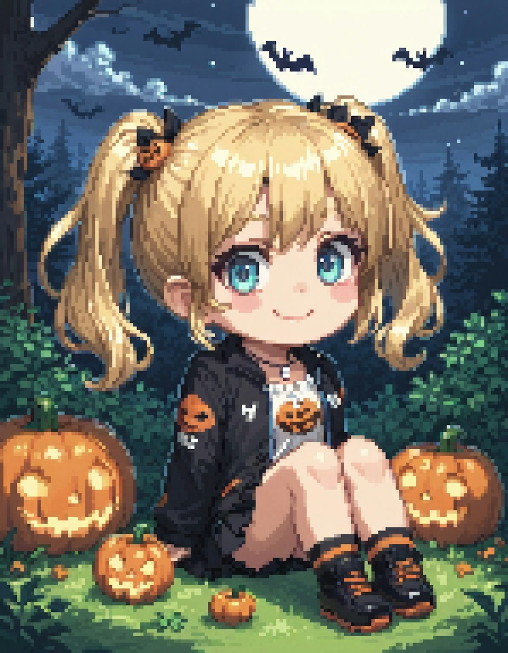 ハロウィンドットガール