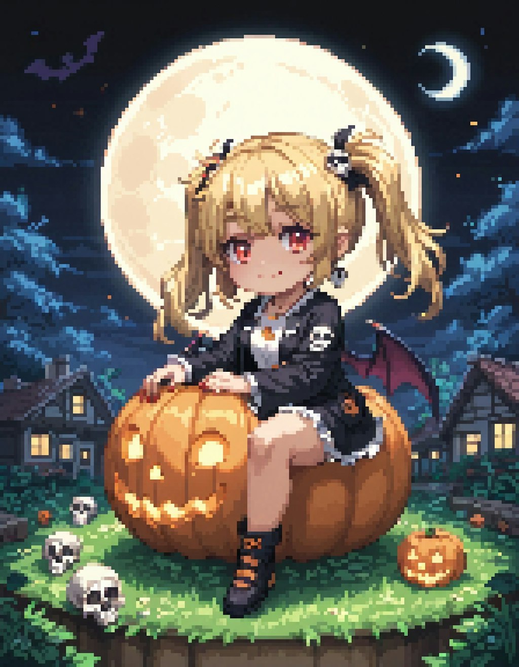 ハロウィンドットガール