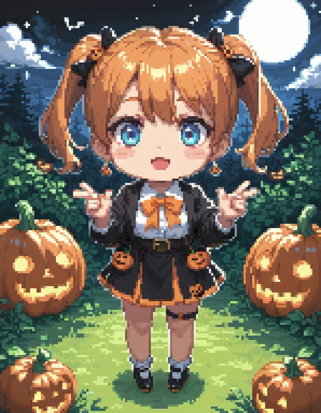 ハロウィンドットガール