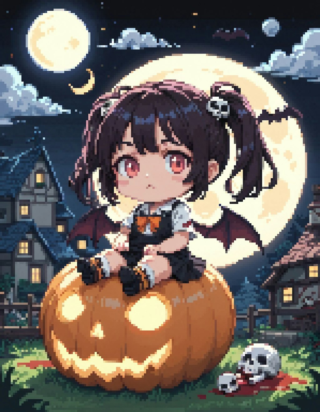 ハロウィンドットガール