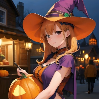 かぼちゃの魔女っ娘