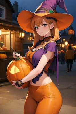 かぼちゃの魔女っ娘