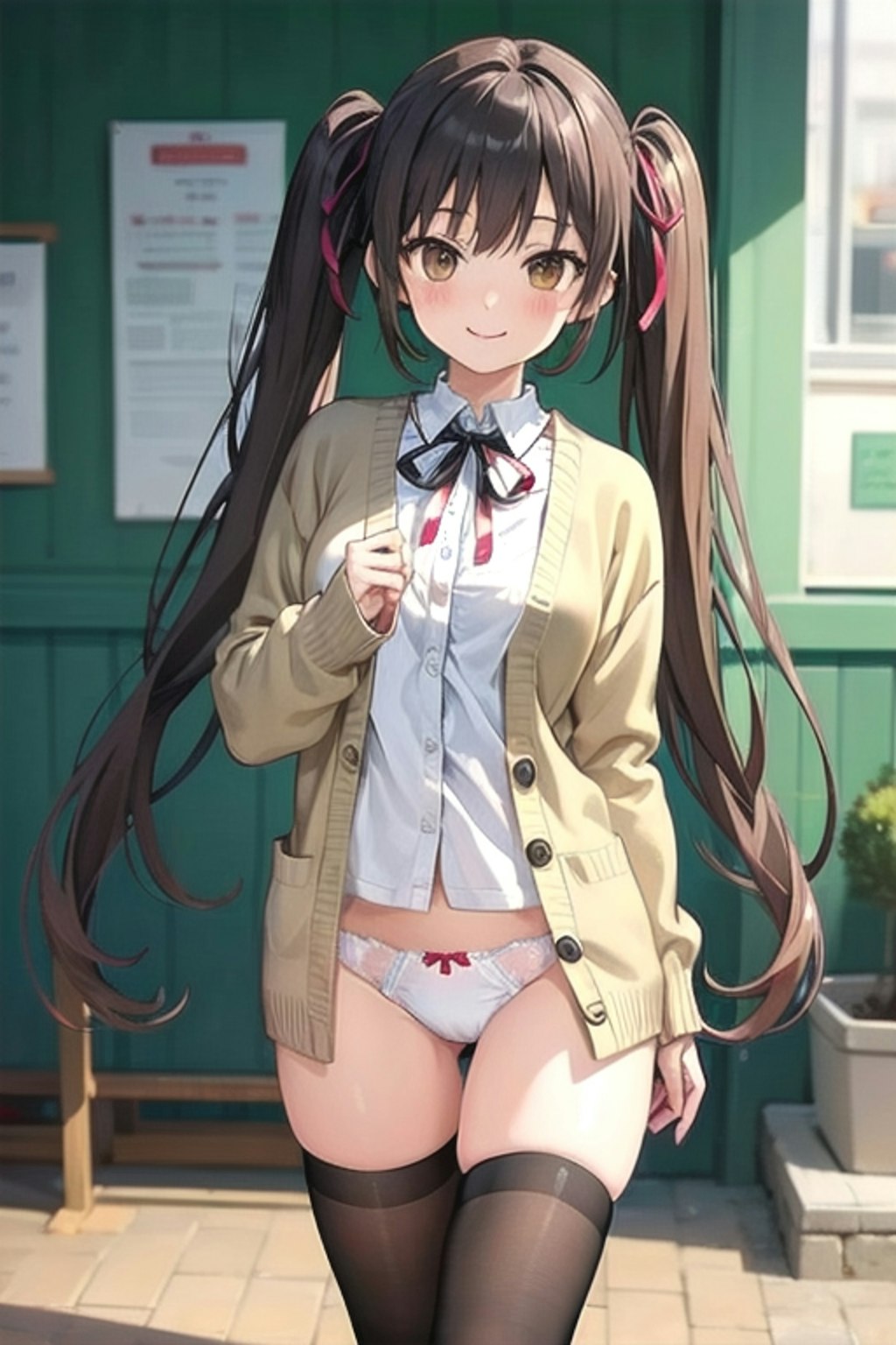 School twintails girl