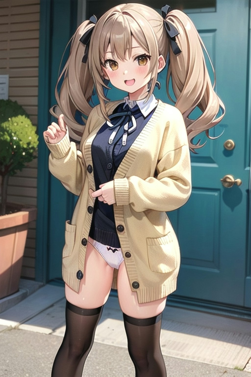 School twintails girl