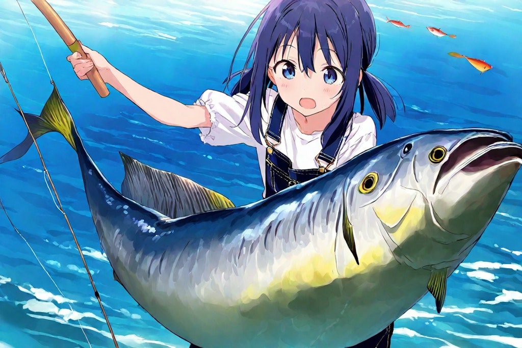 ちちぷいで釣り