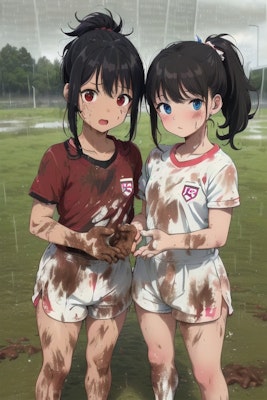 泥まみれの女子ラグビー 27