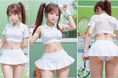 テニス女子たち