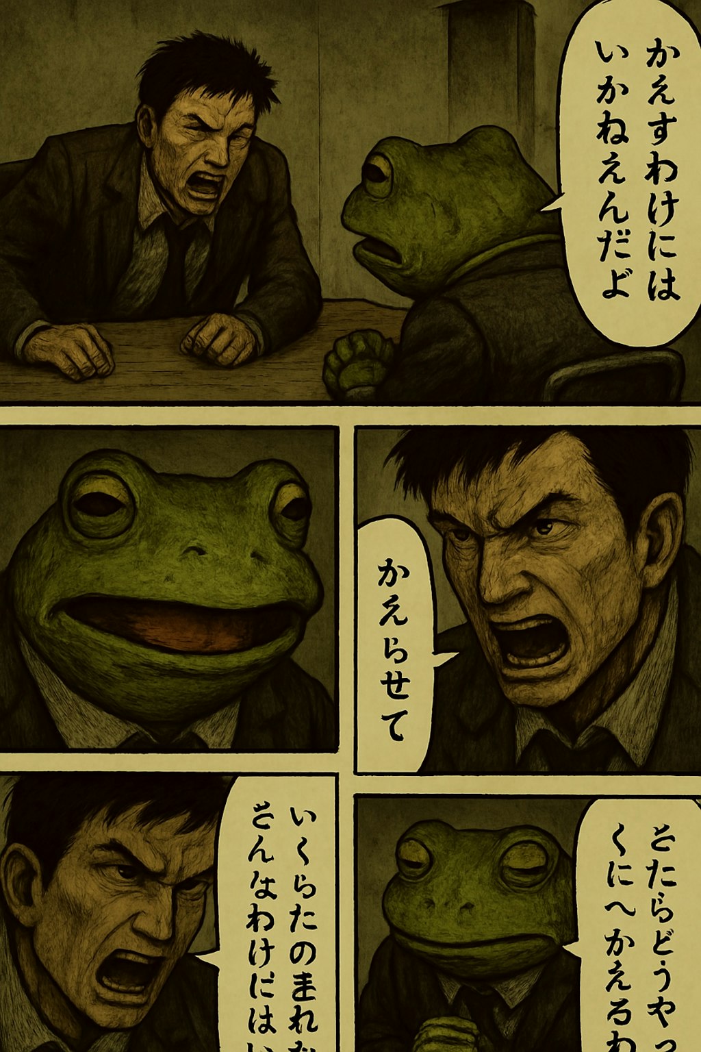 ハードボイルドでくにへかえそうとしたら