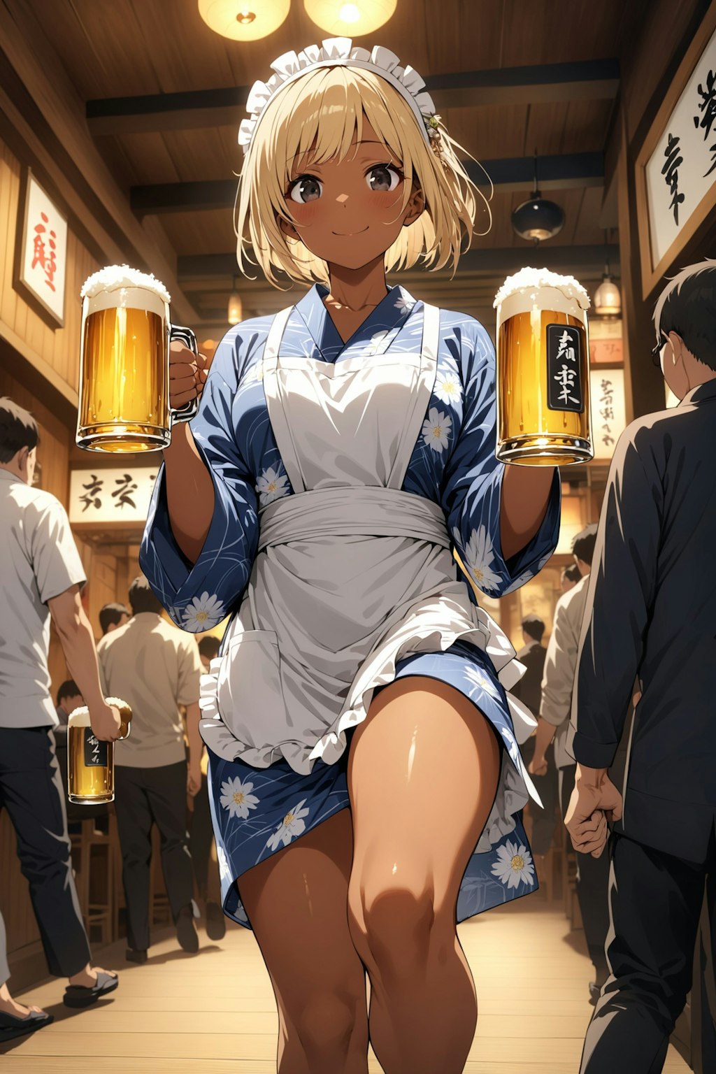 今ビール持って行くからちょっと待っててね。