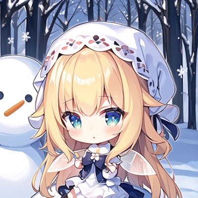 雪の妖精さん