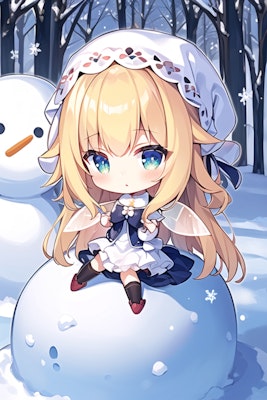 雪の妖精さん