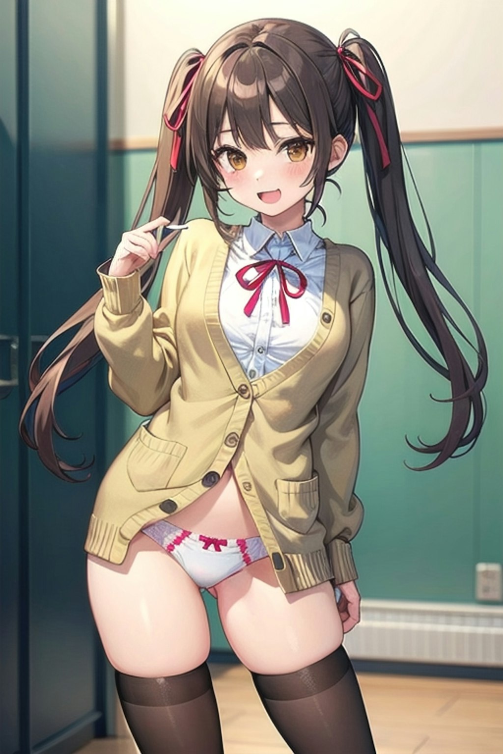 School twintails girl