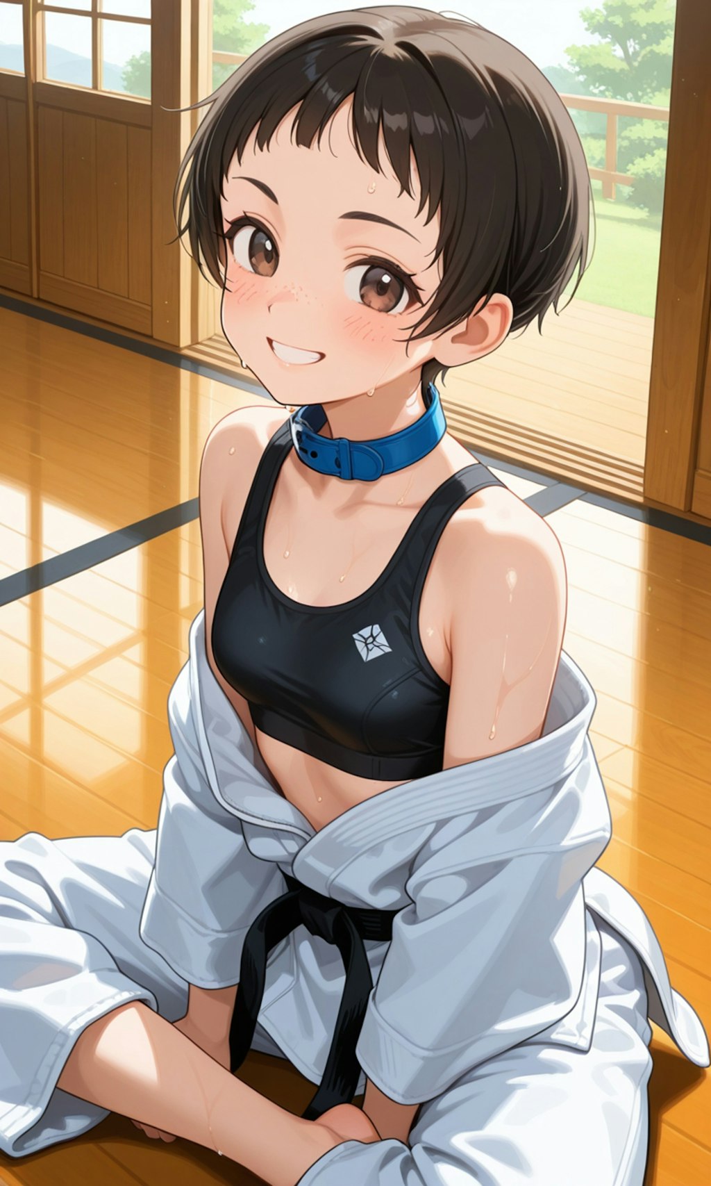 隙だらけのショートっ娘