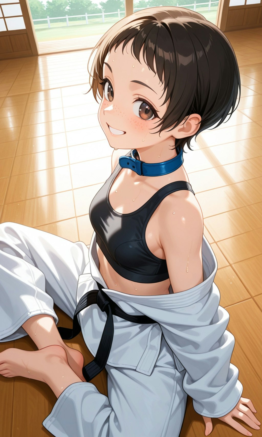 隙だらけのショートっ娘