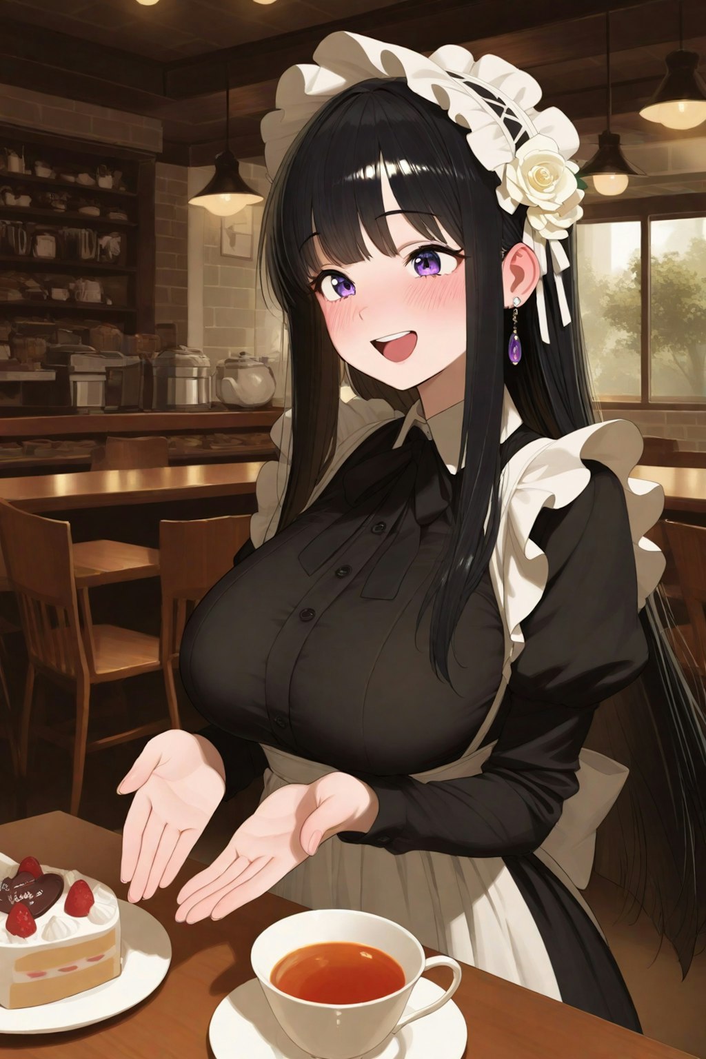 ケーキをお持ちしました♪