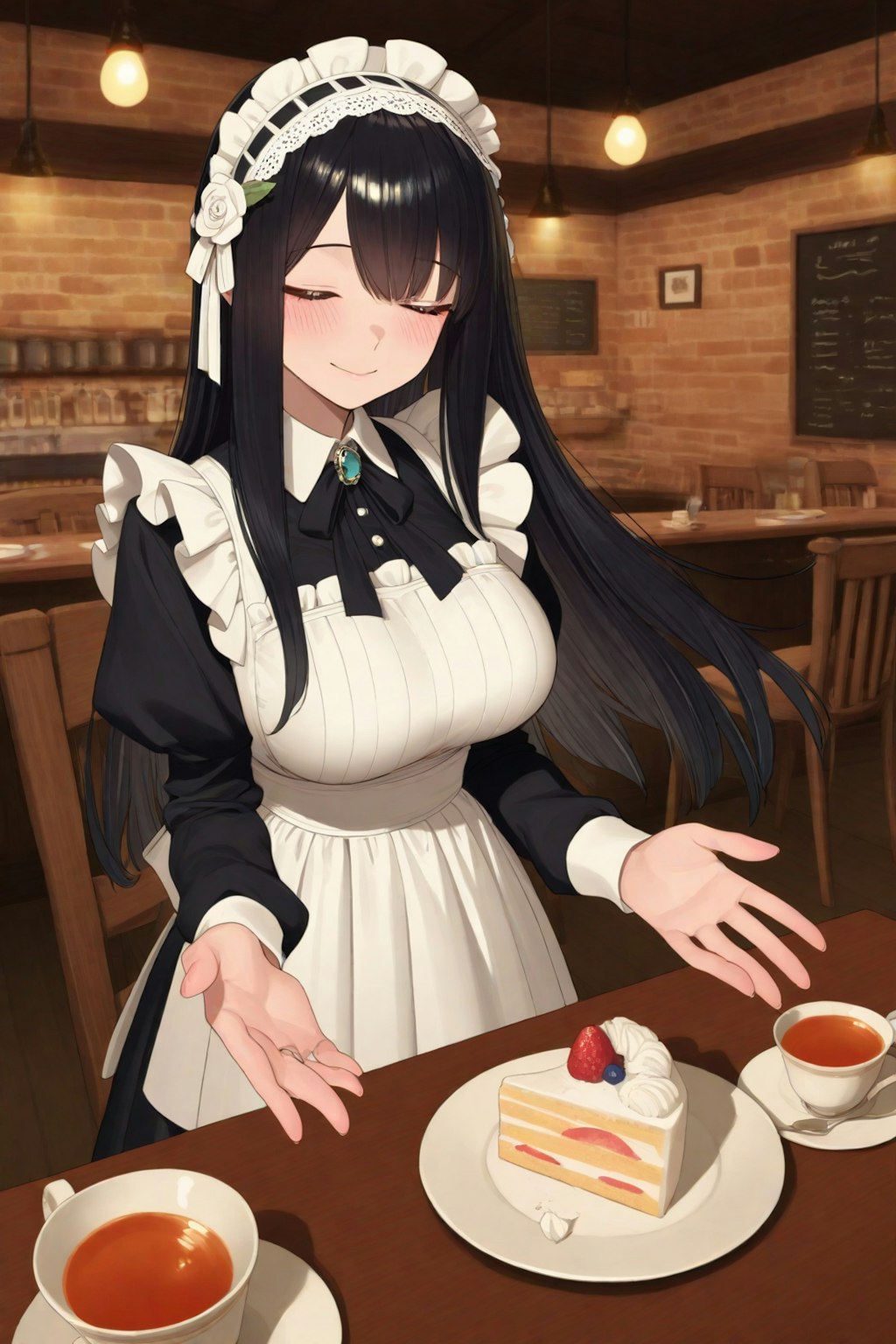 ケーキをお持ちしました♪