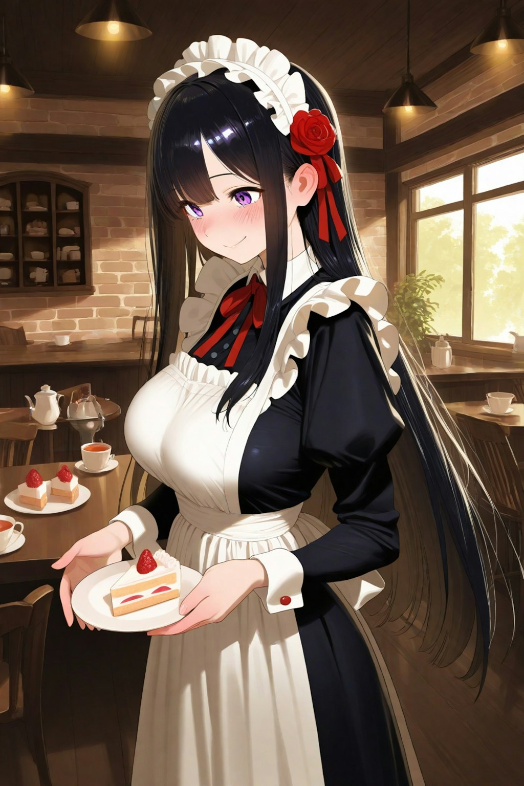 ケーキをお持ちしました♪