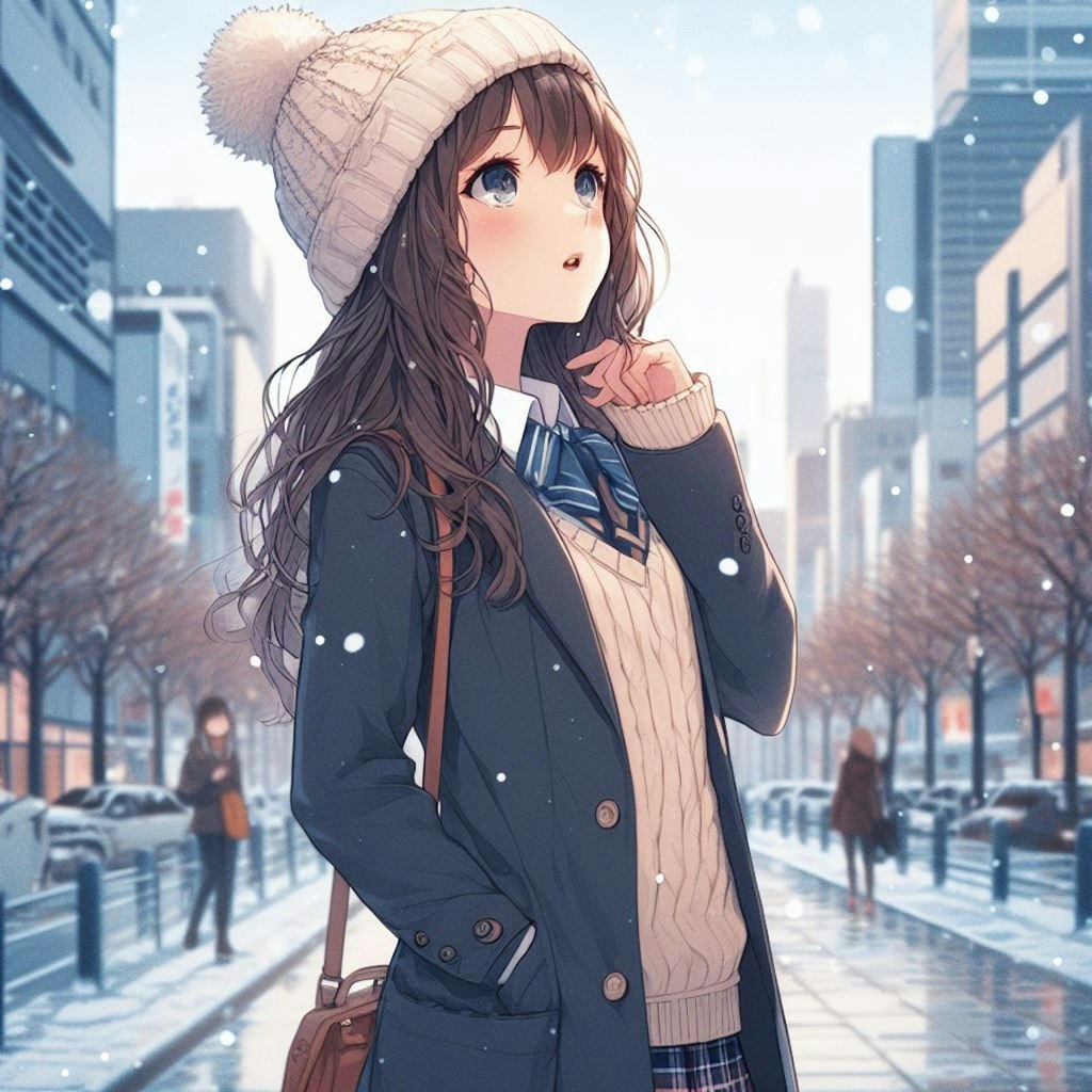 あ···雪だ···