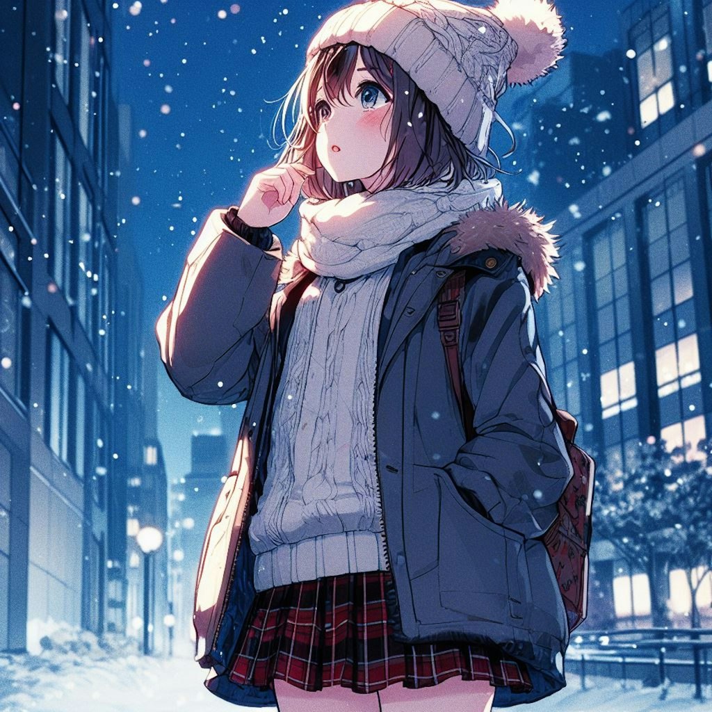 あ···雪だ···