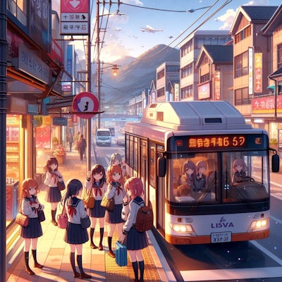 バス停と日常 -Bus stops and daily life-