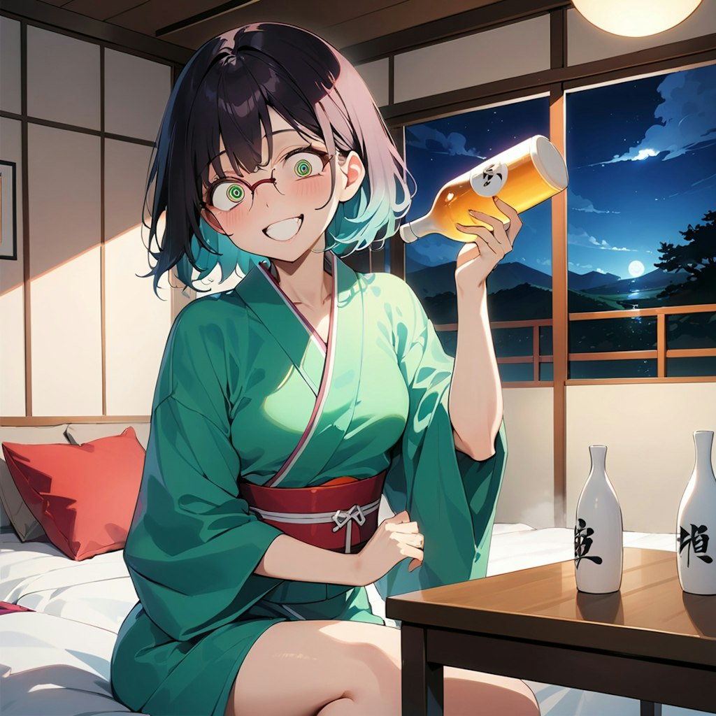 ああ？まだまだ飲めっらろおおお？