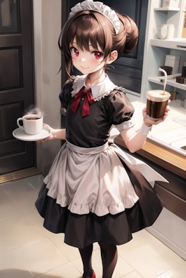 喫茶店の女の子