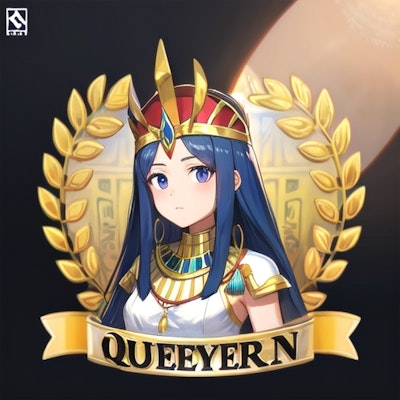 エジプトの女王のロゴ