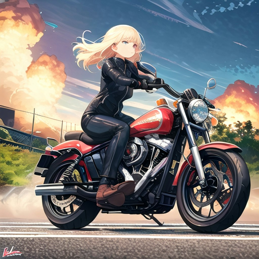 バイク好き彼女