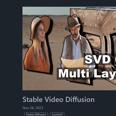 SVD ComfyUIのマルチレイヤビデオ