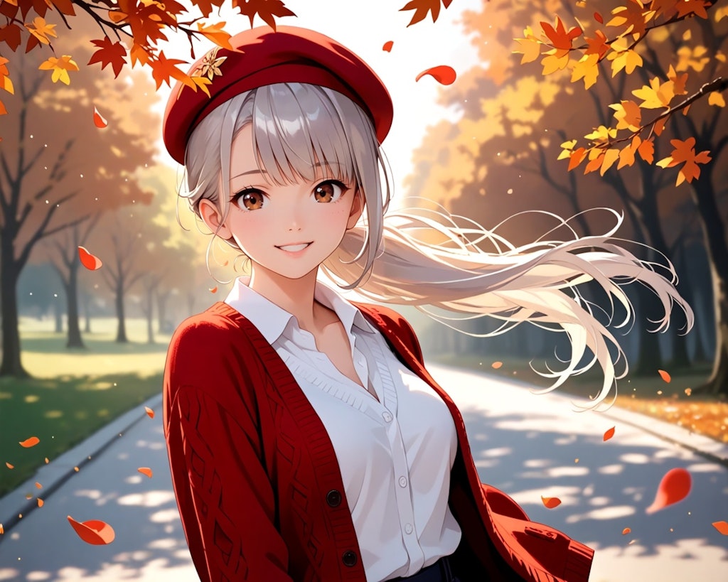 うちの子　紅葉狩り