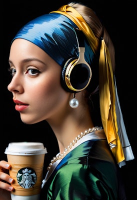 真珠の耳飾りの少女-極めて現代的な