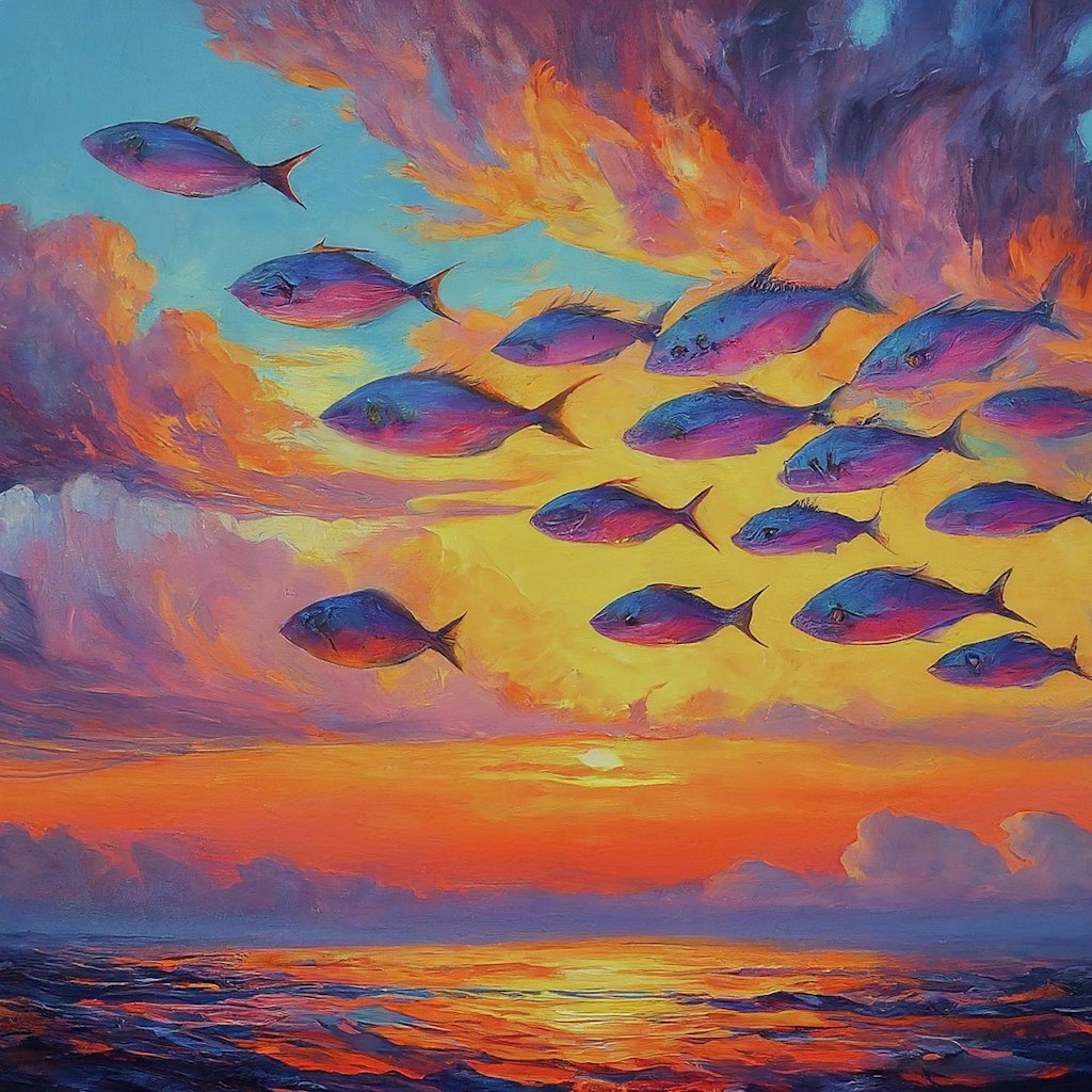 Fishes above the cloud (1)