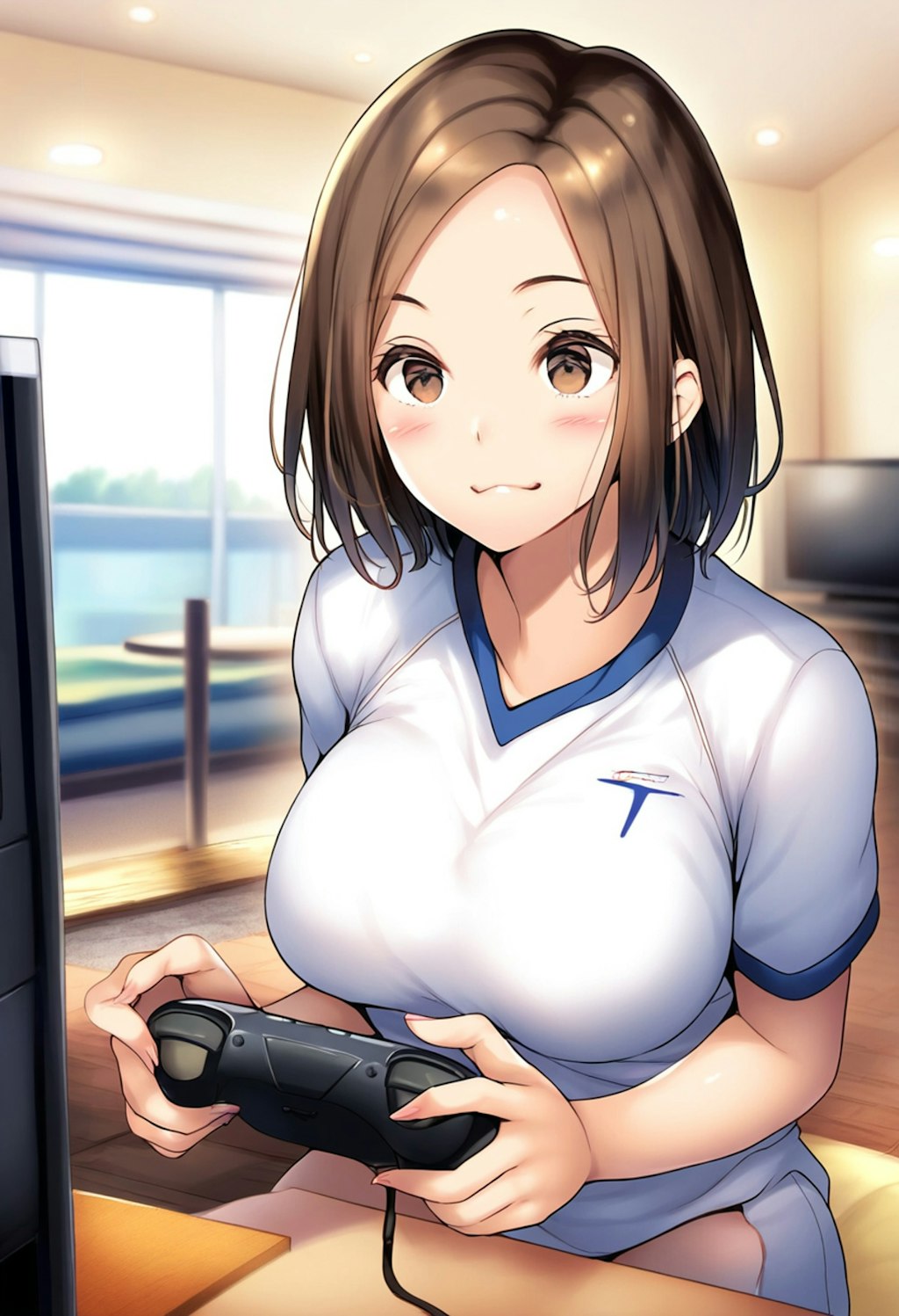 ゲーム目当てに来る隣の姉ちゃん