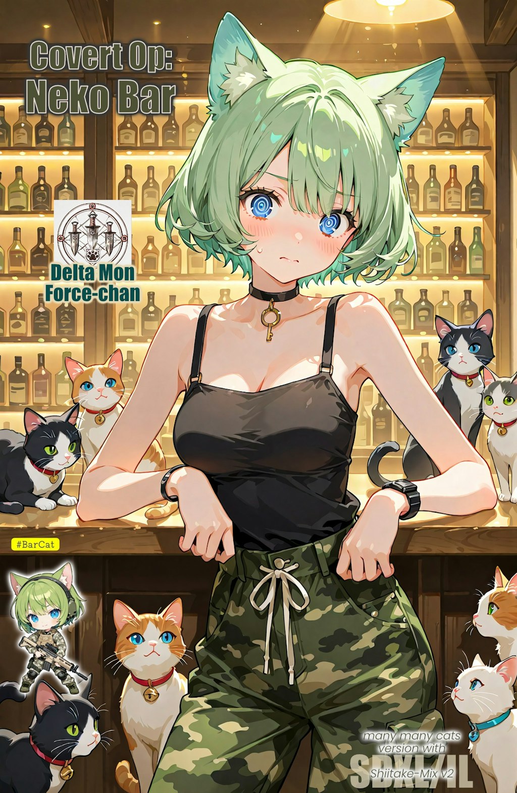 【ネタ】ねこBAR潜入作戦