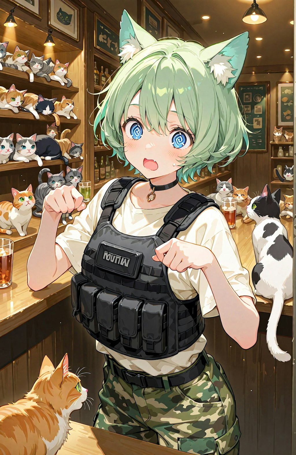 【ネタ】ねこBAR潜入作戦