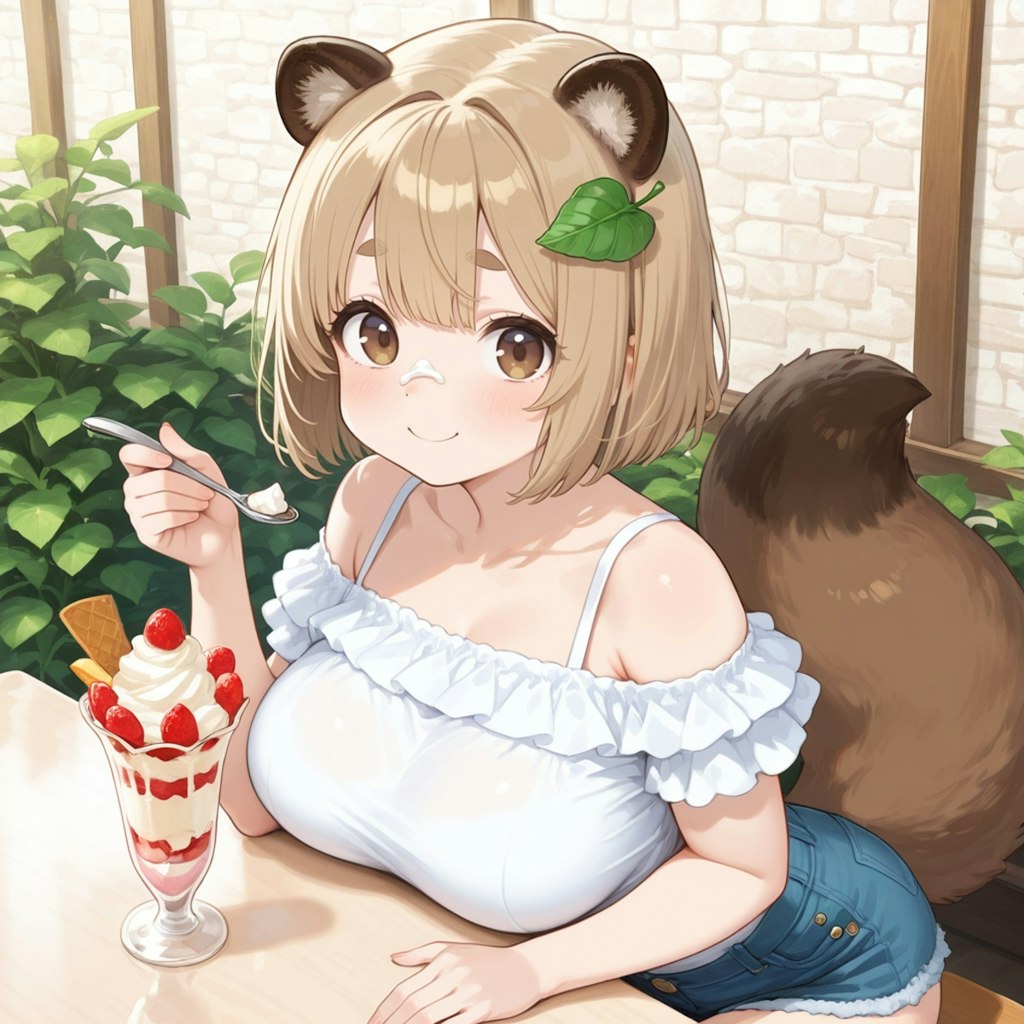 スイーツの味を覚えた珠樹ちゃん