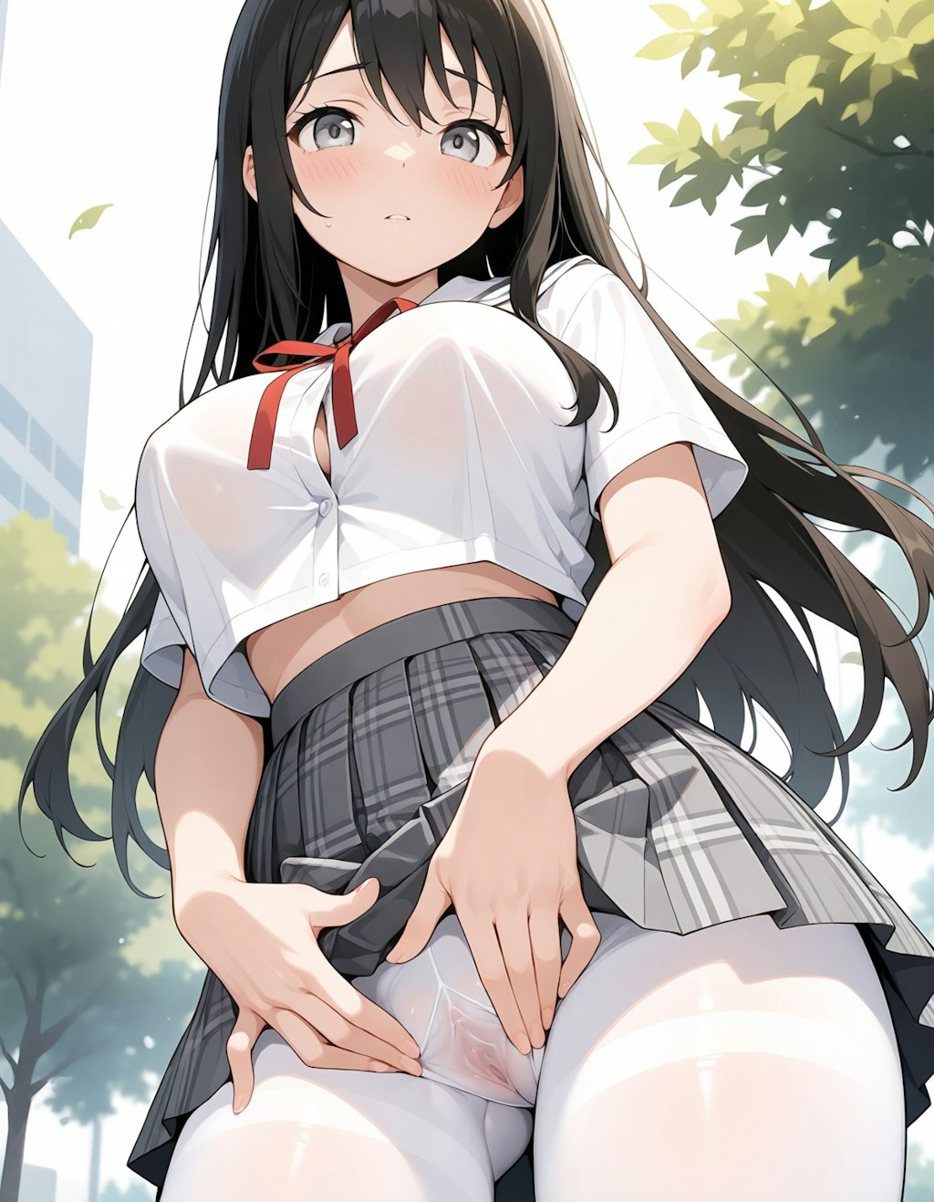 ノーパンストと着衣くぱぁ