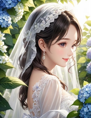 花嫁の横顔