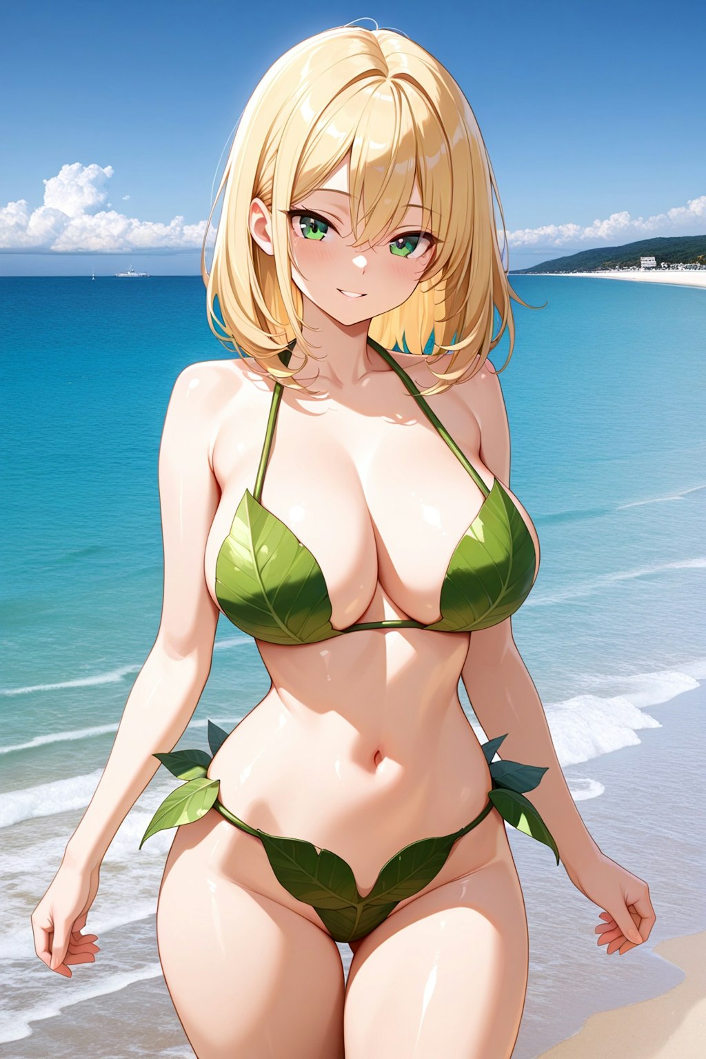 海、水着！