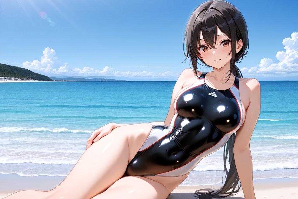 海、水着！