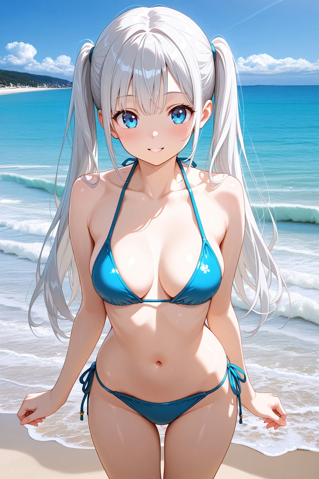 海、水着！