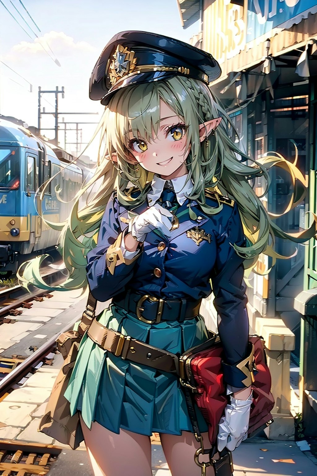 鉄道員の少女