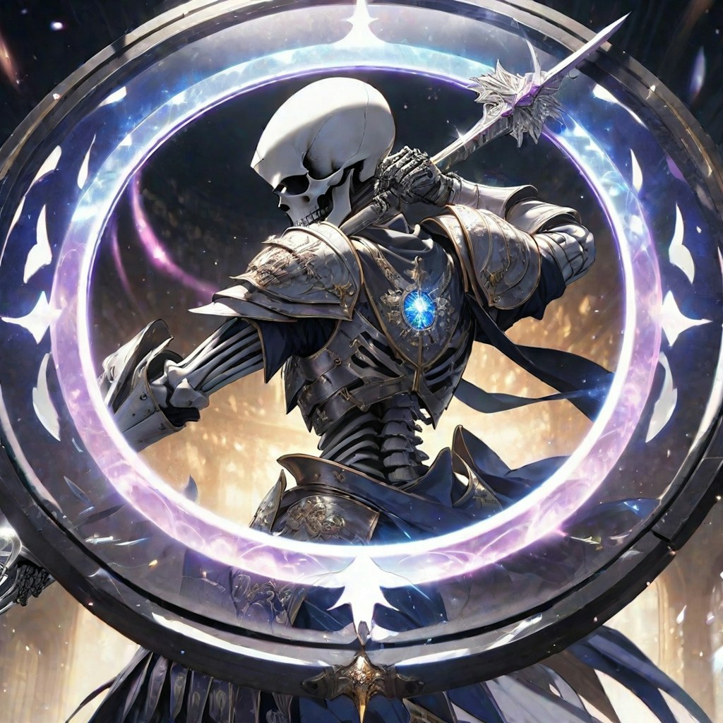 Skeleton Knight　召喚。