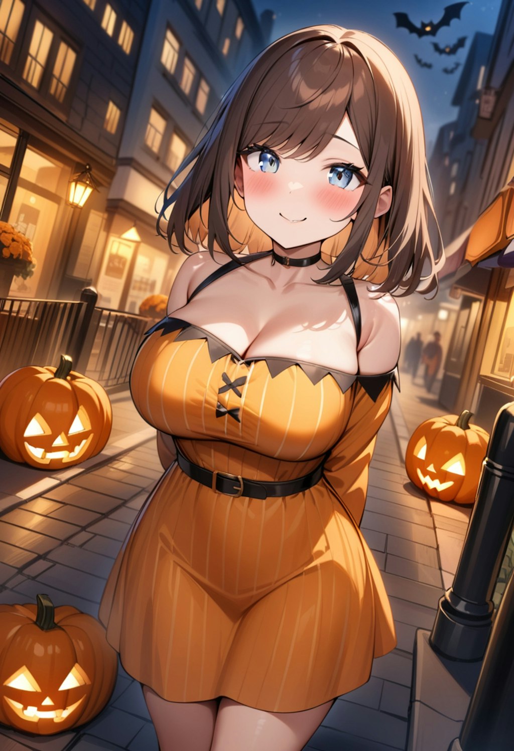 ヤヨイのジャックオーランタンドレス🎃👗