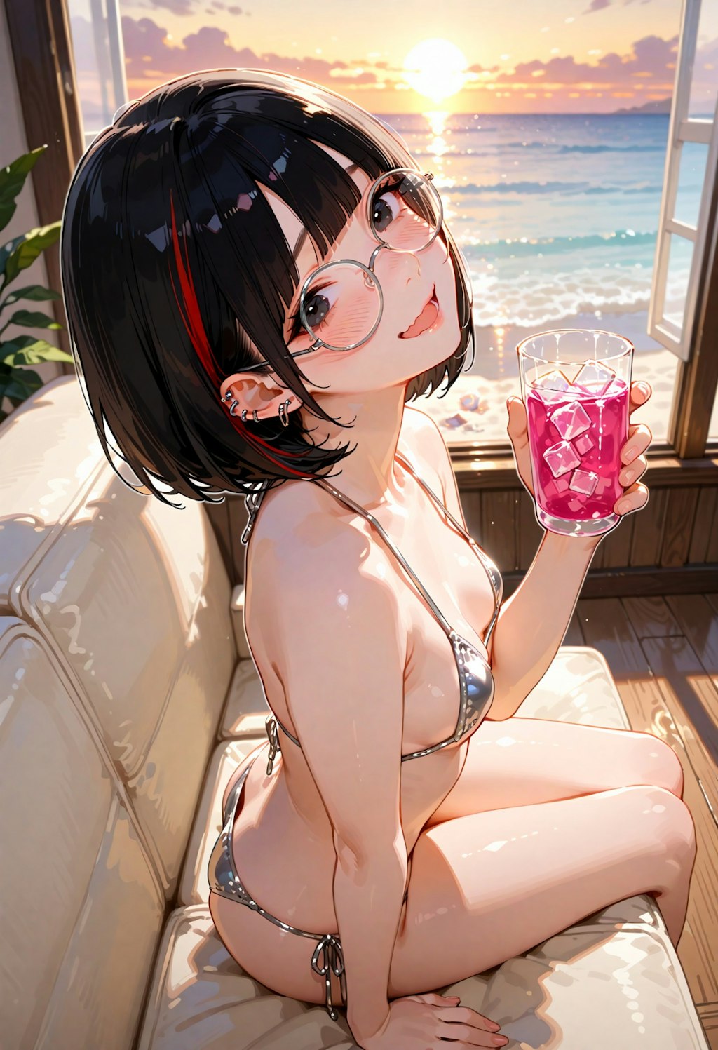 お泊り海水浴。