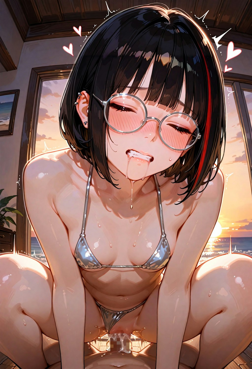お泊り海水浴。
