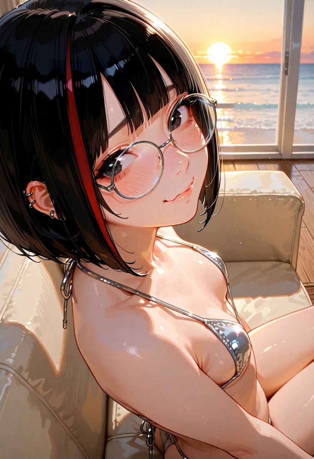 お泊り海水浴。