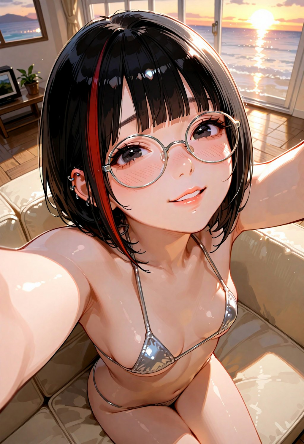 お泊り海水浴。