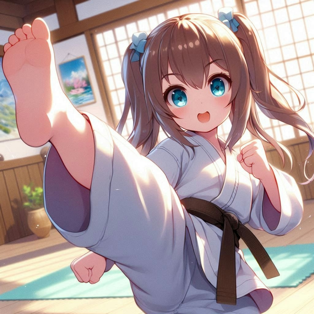 Dalle3で空手娘