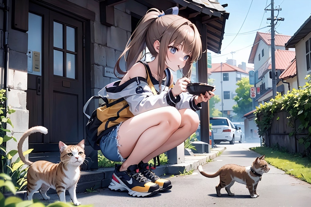 猫と少女